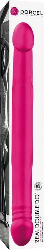 Dorcel Real Dubbele Dildo - Roze 3 Dorcel Real Dubbele Dildo - Roze - Afbeelding 3