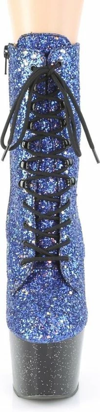 Pleaser Plateau Laarzen, Paaldans Schoenen -38 Shoes- ADORE-1020MG Paaldans Schoenen Zwart/Paars 2 Pleaser Plateau Laarzen, Paaldans Schoenen -38 Shoes- ADORE-1020MG Paaldans Schoenen Zwart/Paars - Afbeelding 2
