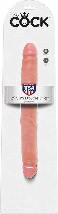 Pipedream King Cock Dubbele Dildo Slim Doublekin Beige - 12,36 Inch 2 Pipedream King Cock Dubbele Dildo Slim Doublekin Beige - 12,36 Inch - Afbeelding 2