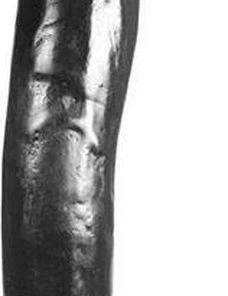 Dark Crystal XXL Dildo 37,5 X 6 Cm - Zwart