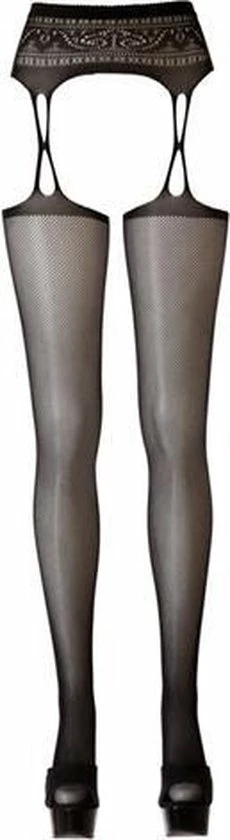 Cottelli Collection Jarretelgordel Met Netkousen - Zwart - Dames Lingerie - L/XL - Jarretel Setjes - Zwart - Discreet Verpakt En Bezorgd 1 Cottelli Collection Jarretelgordel Met Netkousen - Zwart - Dames Lingerie - L/XL - Jarretel Setjes - Zwart - Discreet Verpakt En Bezorgd