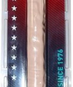 The Classics Doc Johnson Built In America Dubbele Dildo Veined Double Header White 18'' Wit - 45,21 Cm -Cottelli Collection Shop 255x840 1
