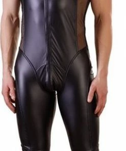 NEK Wetlook Heren Jumpsuit -Cottelli Collection Shop 258x840 3
