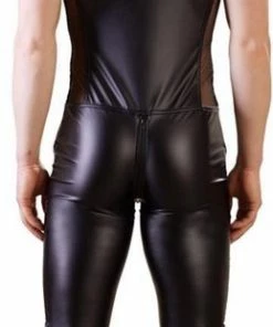 NEK Wetlook Heren Jumpsuit -Cottelli Collection Shop 259x840 1