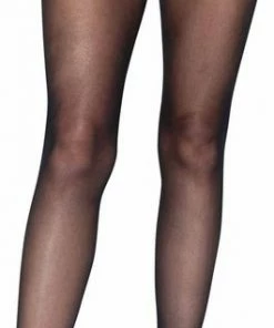 Leg Avenue Sheer Crotchless Pantyhose +
