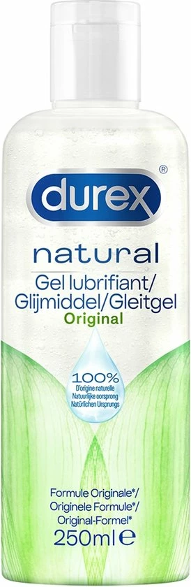 Durex Glijmiddel Natural - Waterbasis - 250 Ml - Grootverpakking 2 Durex Glijmiddel Natural - Waterbasis - 250 Ml - Grootverpakking - Afbeelding 2