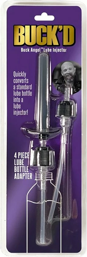 Boneyard (All) Buck Angel - Lube Injector - Black 2 Boneyard (All) Buck Angel - Lube Injector - Black - Afbeelding 2