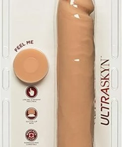 Merkloos Realistic D - 12 Inch - Ultraskyn - Flesh -Cottelli Collection Shop 298x840 3