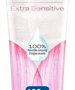 Durex Glijmiddel Natural - Extra Sensitive - 100% Natuurlijk - Waterbasis - 100 Ml