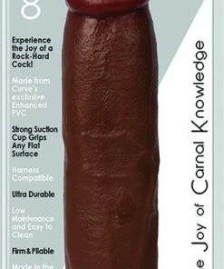 Curve Toys (all),Curve Toys - Jock 8 Inch Dong - Brown -Cottelli Collection Shop 334x840 3