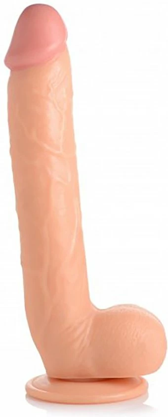 XR Brands Long Logan 10 Dildo With Balls - Light 1 XR Brands Long Logan 10 Dildo With Balls - Light