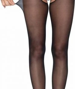 Leg Avenue Sheer Crotchless Pantyhose + -Cottelli Collection Shop 344x840 1