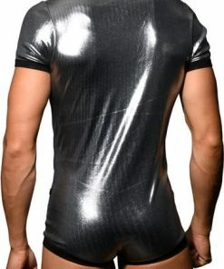 Andrew Christian Epic Bodysuit - Maat M - Zilver - Sexy Heren Outfit -Cottelli Collection Shop 365x840 4