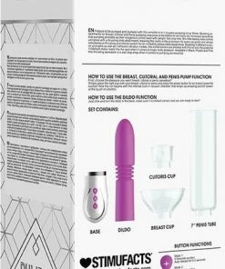Shots - Pumped Thruster - 4 In 1 Rechargeable Couples Pump Kit - Purple -Cottelli Collection Shop 365x840 5