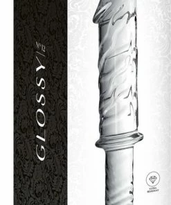 Glossy Toys 12 - Glazen Dildo - Met Handvat - 28.5 X 5.5cm - Transparant