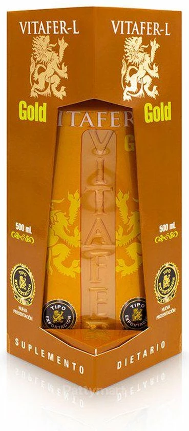 Vitafer L Gold Vitafer-Gold Stimulerend Middel 2 Vitafer L Gold Vitafer-Gold Stimulerend Middel - Afbeelding 2