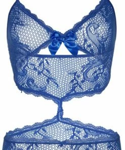 Leg Avenue Hemdje Illusion - Royal Blue - One Size -Cottelli Collection Shop 376x840 3