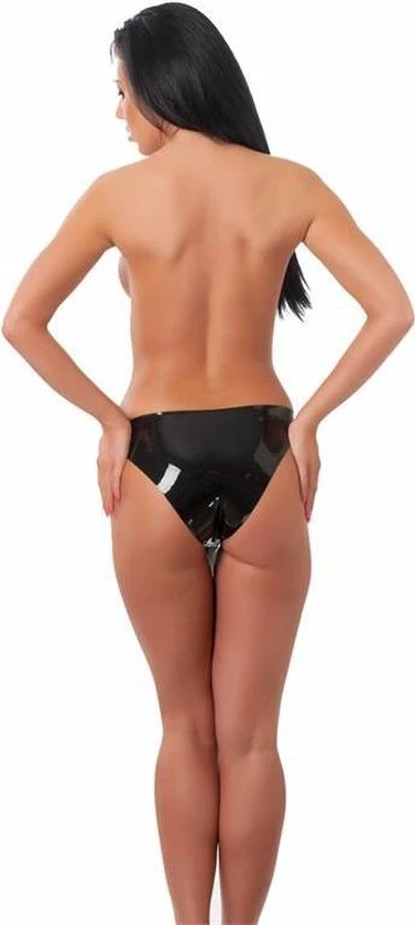 Rimba Latex Play Latex Dames Slip Met Dildo Binnenin N Aan Buitenkant S 3 Rimba Latex Play Latex Dames Slip Met Dildo Binnenin N Aan Buitenkant S - Afbeelding 3