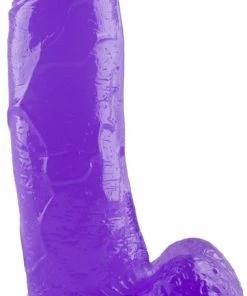 Toy Royale Realistische Dildo Met Zuignap Forse Kanjer 20 Cm X 4,5 Cm Voor Vaginaal/anaal Gebruik Vrouw En Man Paars