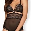 Obsessive Teddy Open Kruis - Erotische Body - Maat S/M - Zwart -Cottelli Collection Shop 382x840 1