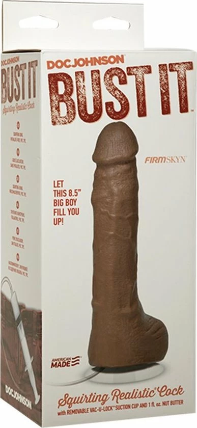 Doc Johnson (all) Doc Johnson - Realistic Cocks - Squirting Realistic Cock - 1 Oz. Nut Butter - Brown 3 Doc Johnson (all) Doc Johnson - Realistic Cocks - Squirting Realistic Cock - 1 Oz. Nut Butter - Brown - Afbeelding 3