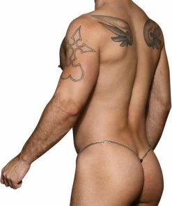 Andrew Christian Chain String Zilver - Maat XS - Sexy Heren String - Erotisch Mannen Ondergoed -Cottelli Collection Shop 388x840 1