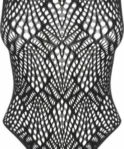 Obsessive Open Stringbody Met Opvallende Achterkant - Zwart -Cottelli Collection Shop 391x840 2