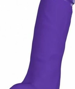 Strap-On-Me Soft Realistic Dildo Met Zuignap - Paars - Maat L -Cottelli Collection Shop 392x840