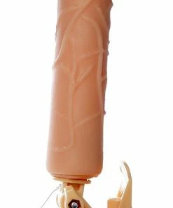Power Escorts - Vibrator - Ultra Realistisch - Perfect Vibratie - 12 Functies - Met Afstand Bediening - 24.5 Cm - Beige
