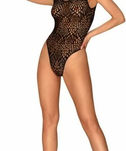 Obsessive Open Stringbody Met Opvallende Achterkant - Zwart -Cottelli Collection Shop 397x840 1