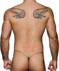 Andrew Christian Chain String Zilver - Maat XS - Sexy Heren String - Erotisch Mannen Ondergoed -Cottelli Collection Shop 397x840 3