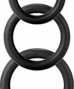 Shots - Shots ToysSHOTS TOYS Shots Toys Cockring- Zwart - 3 Stuks -Cottelli Collection Shop 399x840