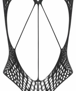 Obsessive Open Stringbody Met Opvallende Achterkant - Zwart -Cottelli Collection Shop 403x840 3