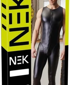 NEK Wetlook Heren Jumpsuit -Cottelli Collection Shop 408x840 1