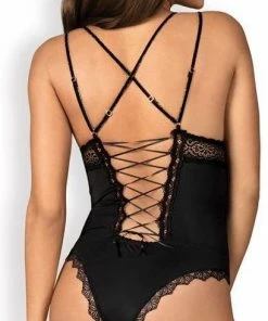 Obsessive Lolitte Teddy Met Kant En Open Rug- Erotische Body - Maat L/XL - Zwart 8 Obsessive Lolitte Teddy Met Kant En Open Rug- Erotische Body - Maat L/XL - Zwart -Cottelli Collection Shop 409x840 4