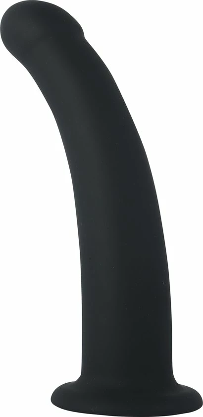 Banoch | Dildo Siliconen Curvzz Tip Zwart | Large | 3 Cm | 17 Cm Lengte | Zuignap 9 Banoch | Dildo Siliconen Curvzz Tip Zwart | Large | 3 Cm | 17 Cm Lengte | Zuignap - Afbeelding 9