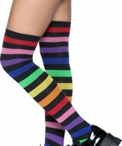 Leg Avenue Rainbow Thigh High Socks -Cottelli Collection Shop 410x840 7