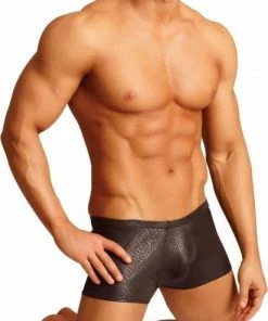 Male Power - Black Cobra Male Power Black Cobra Boxer Short Mini Short XL - Zwart -Cottelli Collection Shop 412x840 3