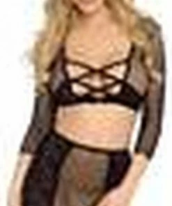 Leg Avenue Crop Top String & Garter Skirt -Cottelli Collection Shop 420x840 1