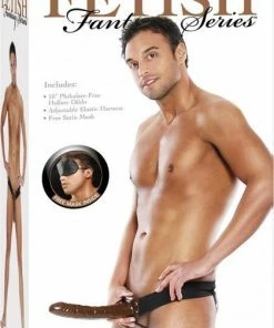 Pipedream Fetish Fantasy Voorbinddildo Chocolate Dream Hollow Strap-On Bruin - 10 Inch -Cottelli Collection Shop 420x840 10