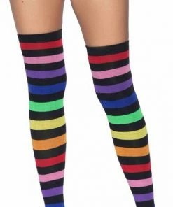 Leg Avenue Rainbow Thigh High Socks -Cottelli Collection Shop 422x840 2