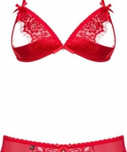 Obsessive BH Met Open Cups En Open Kruis String- Erotische Lingerieset - Maat L/XL - Rood 19 Obsessive BH Met Open Cups En Open Kruis String- Erotische Lingerieset - Maat L/XL - Rood -Cottelli Collection Shop 424x840