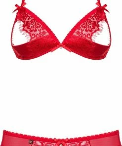 Obsessive BH Met Open Cups En Open Kruis String - Erotische Lingerieset - Maat S/M - Rood 31 Obsessive BH Met Open Cups En Open Kruis String - Erotische Lingerieset - Maat S/M - Rood -Cottelli Collection Shop 425x840 5