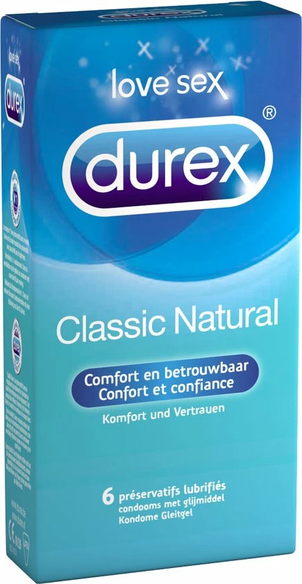 Durex Standaard Condooms - 6 Stuks 2 Durex Standaard Condooms - 6 Stuks - Afbeelding 2