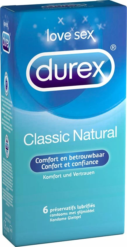 Durex Standaard Condooms - 6 Stuks 1 Durex Standaard Condooms - 6 Stuks