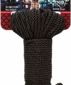 CalExotics - Scandal BDSM Rope 30M - Bondage / SM Rope And Tape Zwart
