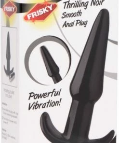 Frisky Smooth Vibrerende Anaalplug - Zwart -Cottelli Collection Shop 450x840