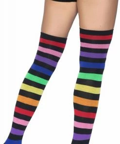 Leg Avenue Rainbow Thigh High Socks -Cottelli Collection Shop 463x840 4