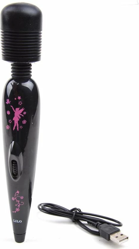 Lilo Wand Massager Vibrator Zwart - Vibrators Voor Vrouwen - Seksspeeltjes Voor Koppels - Stimulator - Clitoris - Spannend Voor Koppels - Sex Speeltjes - Sex Toys - Erotiek - Sexspelletjes Voor Mannen En Vrouwen – Seksspeeltjes - Stimulator 1 Lilo Wand Massager Vibrator Zwart - Vibrators Voor Vrouwen - Seksspeeltjes Voor Koppels - Stimulator - Clitoris - Spannend Voor Koppels - Sex Speeltjes - Sex Toys - Erotiek - Sexspelletjes Voor Mannen En Vrouwen – Seksspeeltjes - Stimulator