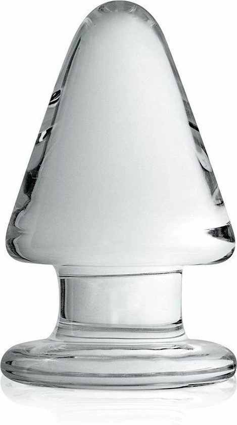 Glossy Toys 23 - Glazen Buttplug - 9 X 5.5cm - Transparant 1 Glossy Toys 23 - Glazen Buttplug - 9 X 5.5cm - Transparant